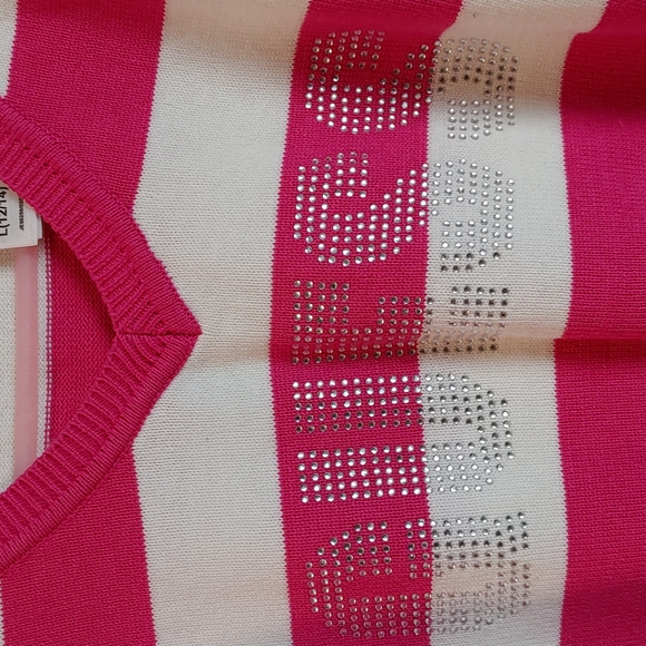 NWT Girl's Guess Striped Sweater - Picture 3 of 5